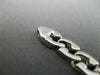 ESTATE LONG 14KT WHITE GOLD CLASSIC SOLID HANDCRAFTED ITALIAN BRACELET #22780