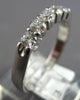 .55CT DIAMOND 14K WHITE GOLD ROUND SHARED PRONG 5 STONE WEDDING ANNIVERSARY RING