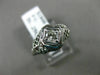 ANTIQUE .25CT OLD MINE DIAMOND PLATINUM SOLITAIRE FILIGREE ENGAGEMENT RING #2130