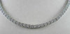 ANTIQUE 5.24CT 18KTW DIAMOND GRADUATING TENNIS NECKLACE