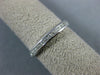 LARGE 1.0CT DIAMOND 14KT WHITE GOLD 3D ROUND CHANNEL ETERNITY ANNIVERSARY RING