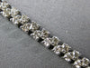 4.65CT DIAMOND 14KT WHITE GOLD 3D CLASSIC ROUND 2 ROW MULTI LEAF TENNIS BRACELET