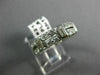 ANTIQUE WIDE 1.69CT DIAMOND PLATINUM 3D ETERNITY WEDDING ANNIVERSARY RING #21351
