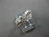 ESTATE .73CT DIAMOND 14KT WHITE GOLD ROUND & MARQUISE INFINITY LOVE RING #27877
