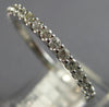 .78CT DIAMOND 14KT WHITE GOLD SHARED PRONG 2mm ETERNITY WEDDING ANNIVERSARY RING