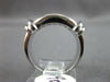 LARGE 1.02CT DIAMOND 14K WHITE GOLD ROUND 3 ROW CHANNEL WEDDING ANNIVERSARY RING