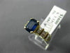 2.61CT ROUND & BAGUETTE DIAMOND & SAPPHIRE 14KT YELLOW GOLD ENGAGEMENT RING #179