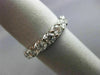 ESTATE 2.45CT ROUND DIAMOND 14KT WHITE GOLD 3D ETERNITY WEDDING ANNIVERSARY RING