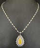 EXTRA LARGE 8.42CT WHITE & FANCY YELLOW DIAMOND 18K WHITE GOLD ETERNITY NECKLACE