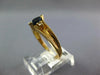 .42CT DIAMOND & AAA SAPPHIRE 14KT YELLOW GOLD 3D MARQUISE STAR FRIENDSHIP RING
