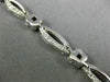 ESTATE .85CT DIAMOND 14KT WHITE GOLD 3D CLASSIC MARQUISE FLOWER BRACELET #11952