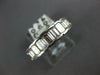 ESTATE 2.70CT EMERALD CUT DIAMOND 18K WHITE GOLD ANNIVERSARY RING F/G VVS #20781