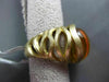 ESTATE LARGE 19.92CT DIAMOND & AAA CITRINE 14KT YELLOW GOLD 3D TIGER DESIGN RING