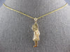ESTATE 14KT YELLOW GOLD 3D CLASSIC HANDCRAFTED FUNNY CLOWN CHARM PENDANT #27417