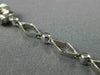 ESTATE 1.56CT DIAMOND 18KT WHITE GOLD 3D CLASSIC FILIGREE LEAF FLOWER NECKLACE