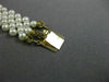 ESTATE WIDE & LONG AAA SOUTH SEA PEARL 14K YELLOW GOLD MULTI ROW BRACELET #26195