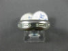 ESTATE WIDE .68CT BAGUETTE DIAMOND PLATINUM 3D 5 STONE CHANNEL ANNIVERSARY RING