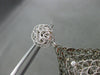 ESTATE EXTRA LARGE .36CT DIAMOND 14KT WHITE & BLACK GOLD WOVEN HANGING EARRINGS
