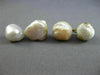 ANTIQUE LARGE PEARLS 14KT YELLOW GOLD CLASSIC BAROQUE DOUBLE SIDED CUFFLINK