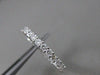 ESTATE 1.25CTW DIAMOND SHARE PRONG ETERNITY ANNIVERSARY 14KT W GOLD RING #20908