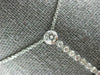 ESTATE LARGE 1.0CT DIAMOND 14KT WHITE GOLD 3D CHANDELIER FLOATING PENDANT #15422