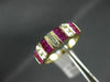 ESTATE 1.24CT DIAMOND & AAA RUBY 14KT YELLOW GOLD 3D CLASSIC ANNIVERSARY RING