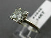 ANTIQUE .75CT OLD MINE DIAMOND 14K WHITE GOLD 3D FISHTAIL ENGAGEMENT RING #3546