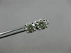 CLASSIC 1.07CT ROUND DIAMOND PLATINUM 4 PRONG 3D STUD EARRINGS F/G VS/SI1 #2048