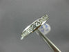 ESTATE .56CT DIAMOND 14KT WHITE GOLD 3D SEMI ETERNITY CHANNEL ANNIVERSARY RING
