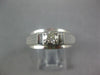 ESTATE .25CT DIAMOND 14KT WHITE GOLD 3D CLASSIC ROUND MENS RING