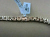 ANTIQUE 12.0CT WIDE 14KT WHITE ALL THE WAY AROUNG DIAMOND TENNIS NECKLACE