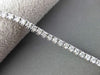 ESTATE 1.83CT DIAMOND 14KT WHITE GOLD CLASSIC FOUR PRONG TENNIS BRACELET 2mm