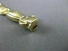 ESTATE WIDE 14KT YELLOW GOLD 3D CLASSIC OVAL CIRCULAR LINK BRACELET #23297