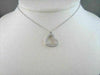 ANTIQUE LARGE MICRO PAVE 14KT WHITE GOLD DIAMOND HEART PENDANT ONE OF A KIND !!!