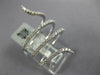 ESTATE LARGE .50CT DIAMOND 18KT WHITE GOLD 3D MULTI ROW SNAKE FUN RING