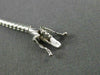 ANTIQUE .42CT MULTI CUT DIAMOND 18KT WHITE GOLD 3D FILIGREE LOVE BRACELET #19915