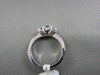 ESTATE 1.0CT 14KT WHITE & YELLOW GOLD PAST PRESENT FUTURE MILGRAIN DIAMOND RING
