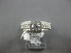 .40CT DIAMOND 14KT WHITE GOLD CLASSIC ROUND SQUARE ENGAGEMENT WEDDING RING SET