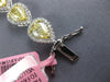 EXTRA LARGE 19.42CT WHITE & FANCY YELLOW DIAMOND 18KT WHITE GOLD TENNIS BRACELET