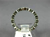 ESTATE 1.05CT DIAMOND 14K WHITE GOLD 3D ETERNITY WEDDING ANNIVERSARY RING #16998