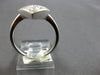 .50CT DIAMOND 14KT WHITE GOLD PRINCESS 3D INVISIBLE SQUARE GEOMETRICAL FUN RING