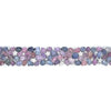 EXTRA LARGE 68.17CT DIAMOND & AAA MULTI COLOR SAPPHIRE 18KT WHITE GOLD BRACELET