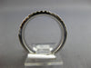 WIDE 1.28CT DIAMOND 14K WHITE GOLD 3D CLASSIC MULTI ROW WEDDING ANNIVERSARY RING