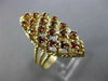 ESTATE LARGE 1.2CT AAA GARNET 14K YELLOW GOLD FILIGREE MARQUISE SHAPE RING 26254