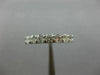 ESTATE .70 DIAMOND 14KT WHITE GOLD 3D 7 STONE CLASSIC WEDDING ANNIVERSARY RING