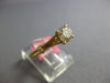 ESTATE .80CT DIAMOND 18KT YELLOW GOLD 3D ROUND CLASSIC SOLITAIRE ENGAGEMENT RING