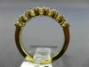 ESTATE 1.20CT DIAMOND 14KT YELLOW GOLD 7 STONE CLASSIC ANNIVERSARY RING #10669
