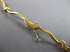 ANTIQUE LARGE .65CT DIAMOND 18KT 2 TONE GOLD HANDCRAFTED FLOWER NECKLACE #28049