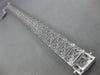 EXTRA LARGE 21.95CT DIAMOND 18KT WHITE GOLD 3D CLASSIC INFINITY TENNIS BRACELET