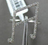 ESTATE .26CT ROUND DIAMOND 14KT WHITE GOLD 3D HANDCRAFTED PAVE MUSICAL NOTE RING